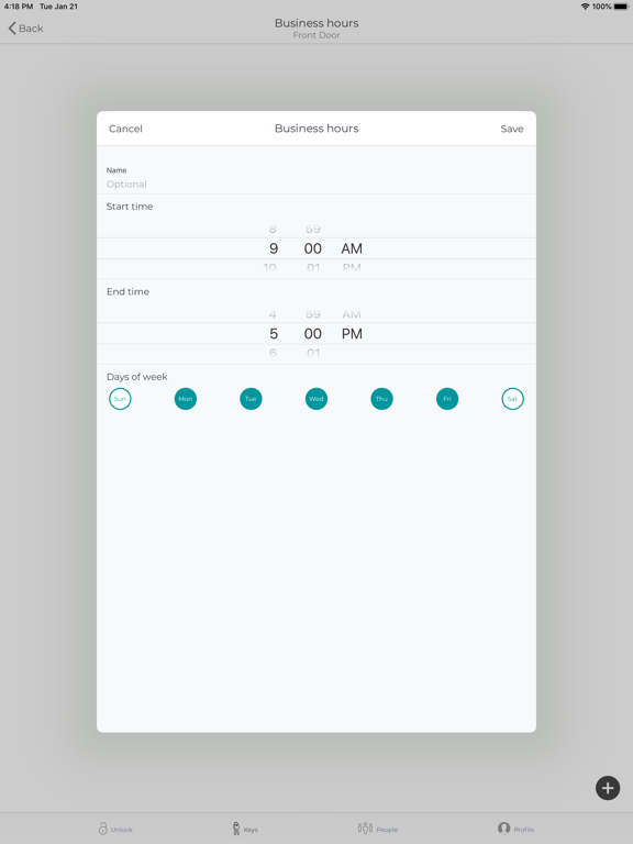 Nexkey iPad screenshot 4 - Utilities app