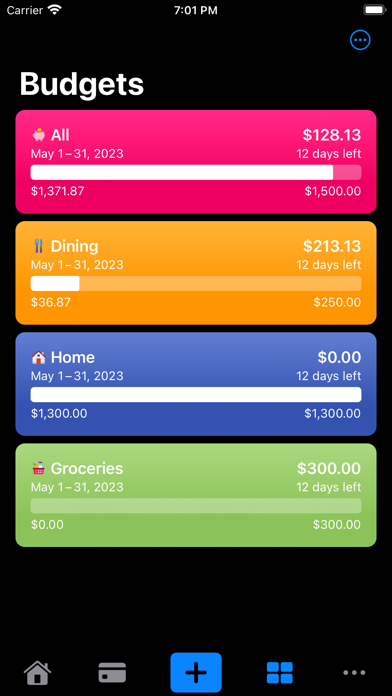 MoneyWatch: Spending Tracker Screenshot