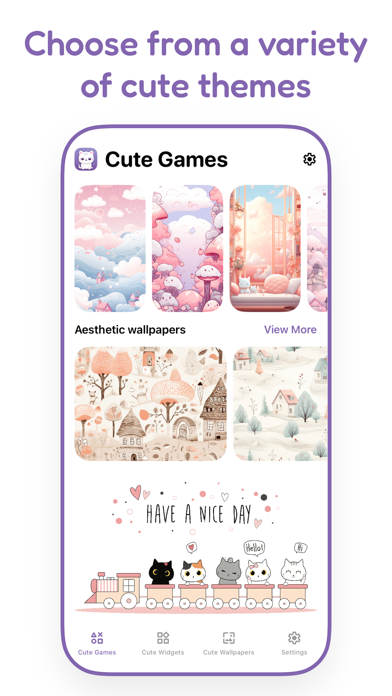 CuteKit Cute Aesthetic Widgets Screenshot