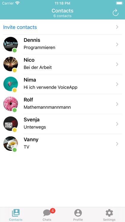 VoiceApp Messenger screenshot-3