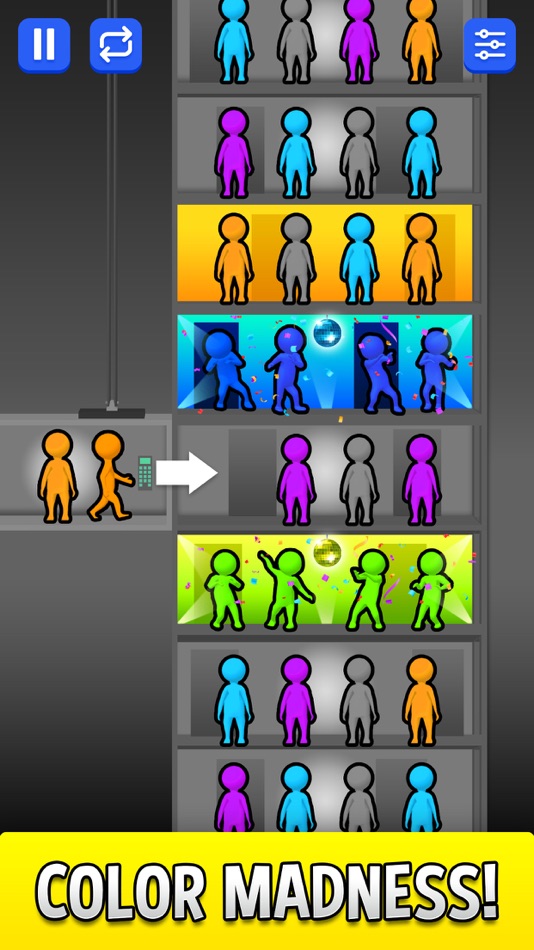 #3. Elevator Sorting (iOS) 来自: Coco Play