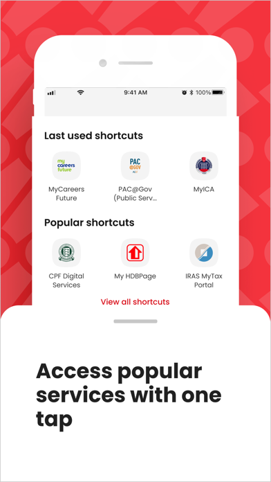 Singpass Screenshot