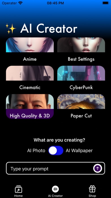 Screenshot #3 pour AI Studio - Wall Art Generator