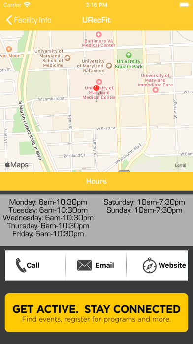 URecFit & Wellness Screenshot