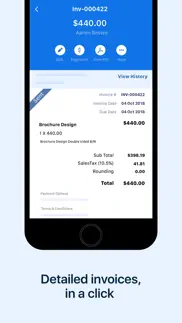 zoho invoice - invoice maker iphone screenshot 2