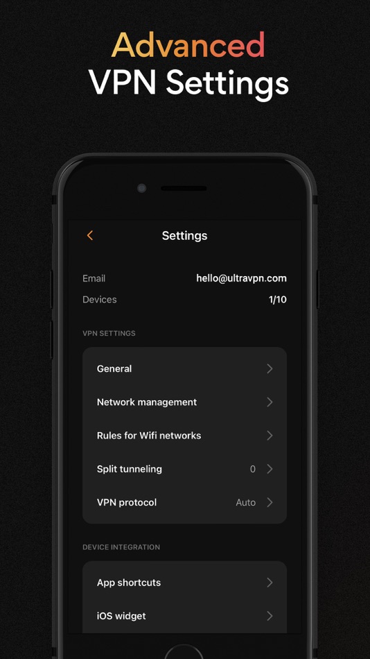 #4. VPN Secure Proxy: UltraVPN™ (iOS) 由: Fast VPN Pro, S. DE R. L.