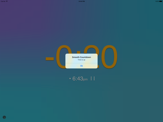 Smooth Countdown iPad screenshot