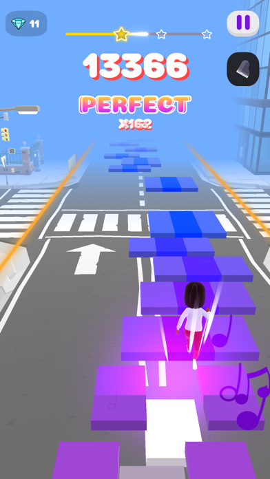 Melody Run - Cute Piano Game Screenshot