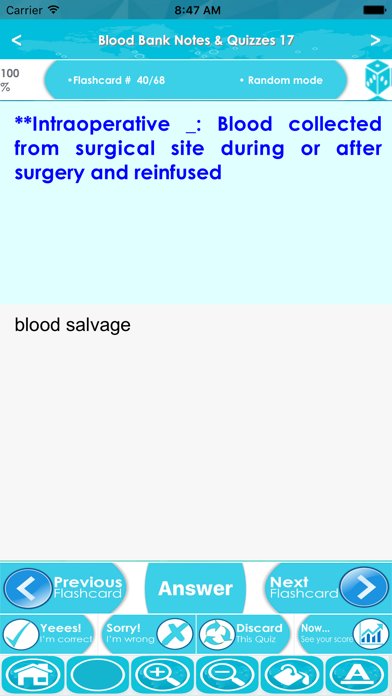 Blood Bank Exam Review & Q&A Screenshot