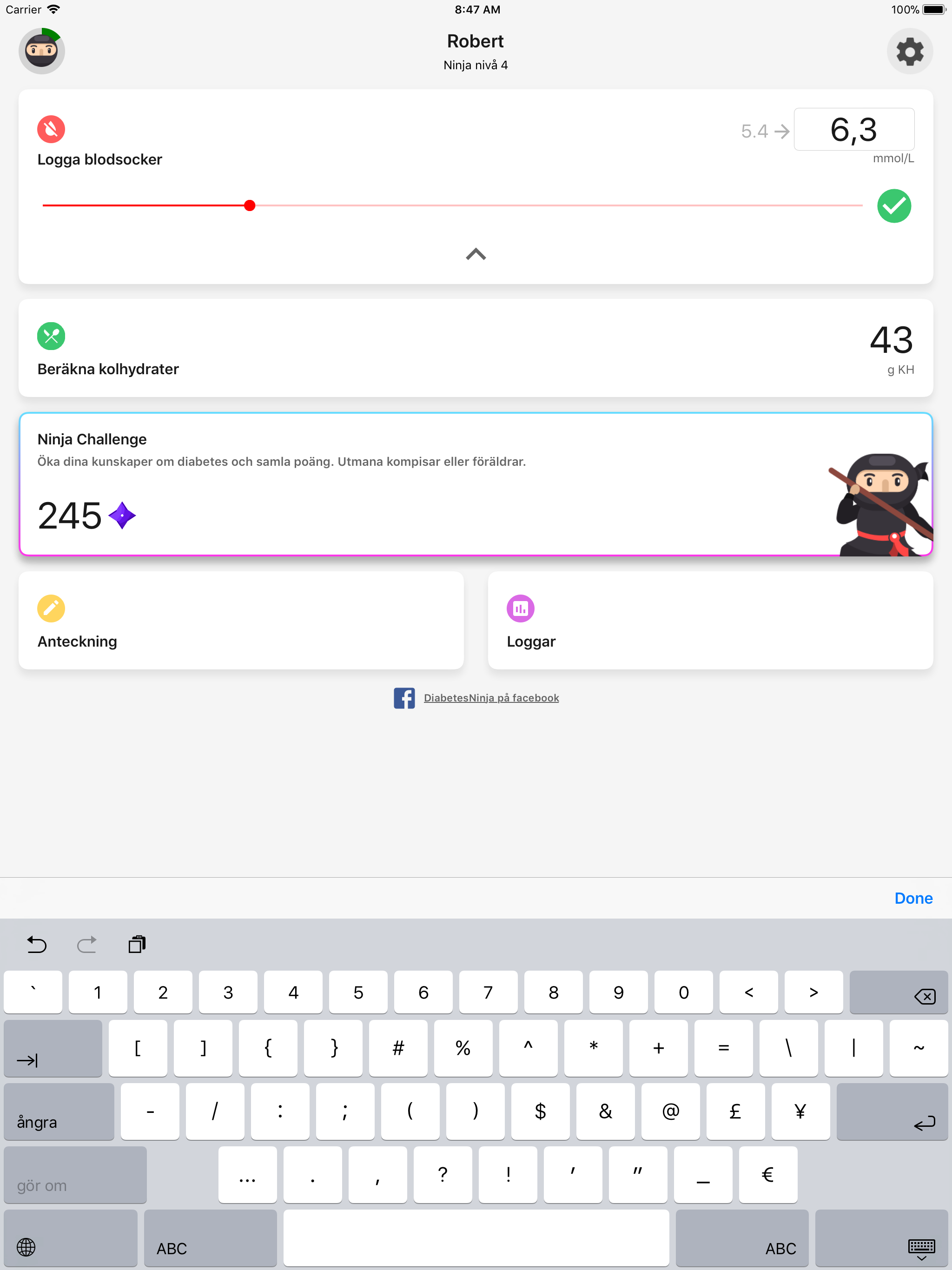 DiabetesNinja screenshot 9