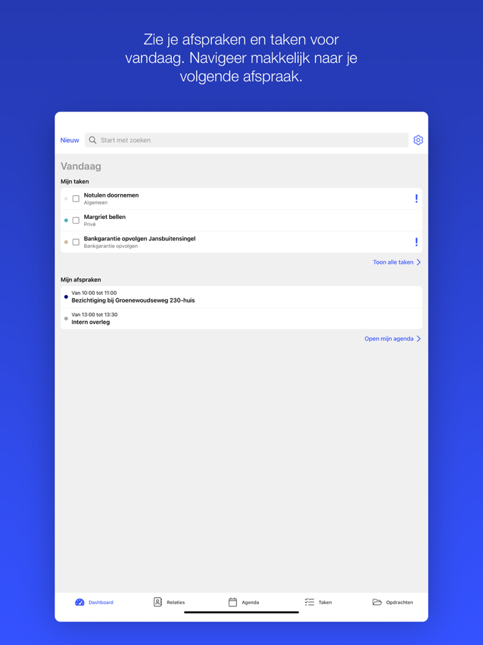 Kolibri App voor makelaars