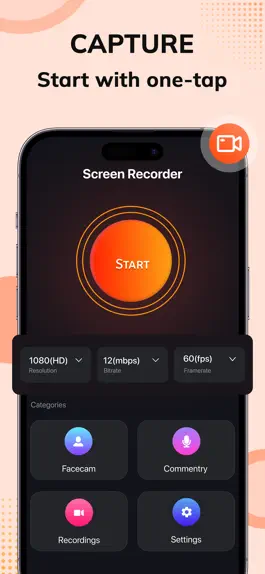 Game screenshot Screen Recorder - FaceCam Rec. mod apk
