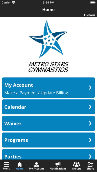Metro Stars Gymnastics Screenshot