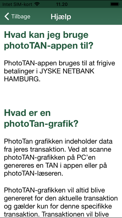 Screenshot #2 pour Jyske Bank Hamburg PhotoTAN