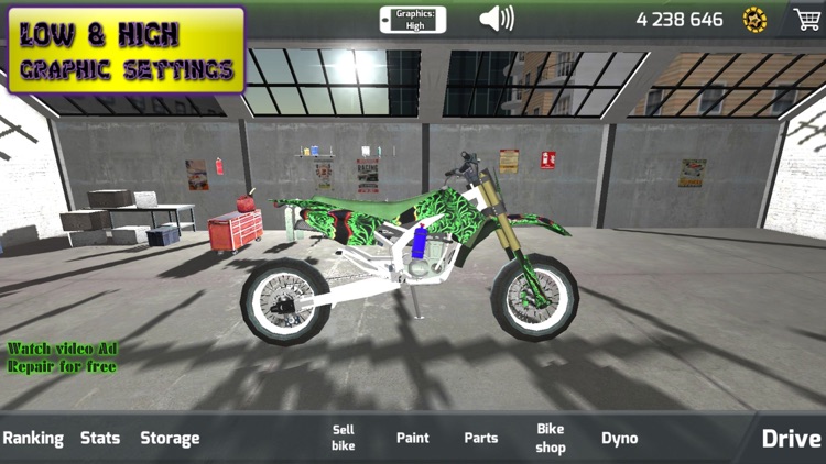 Motorbike Drag racing 3D screenshot-7