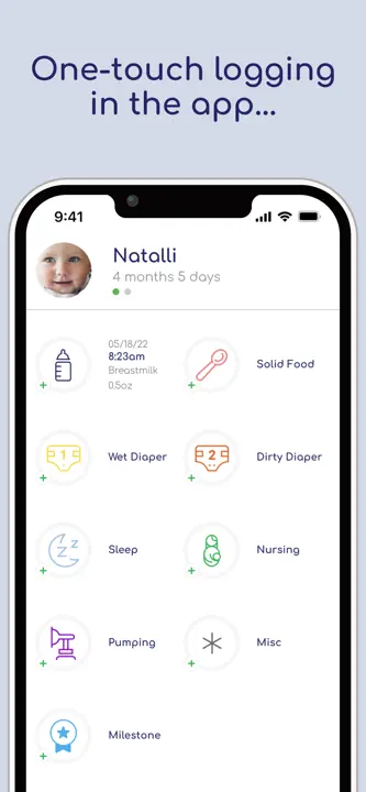 Talli Baby Tracker Newborn Logのスクリーンショット（1/10）