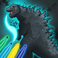 Glitter Dinosaur Coloring book