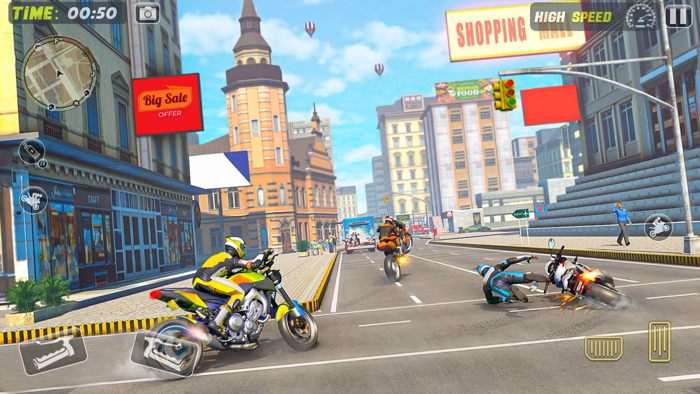 Bike Driving City Racing Games