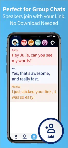 Game screenshot Ava: Transcribe Voice to Text apk