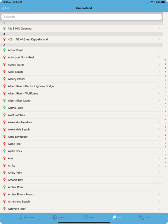 Tide Times SA Plus iPad screenshot 5 - Weather app