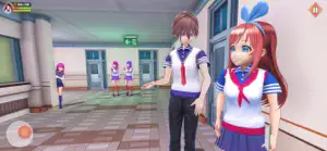 Anime School Girl Love Life 3D screenshot #4 for iPhone