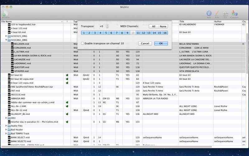 MidiKit Screenshot