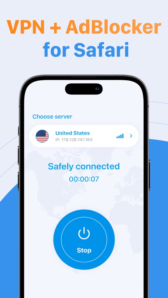 #1. VPN & Ad Blocker for Safari (iOS) 由: Energise Pro