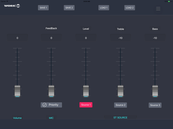 PA200MX app screenshot 2