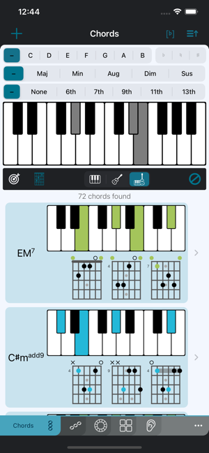 Tonalität: Musiktheorie-Screenshot