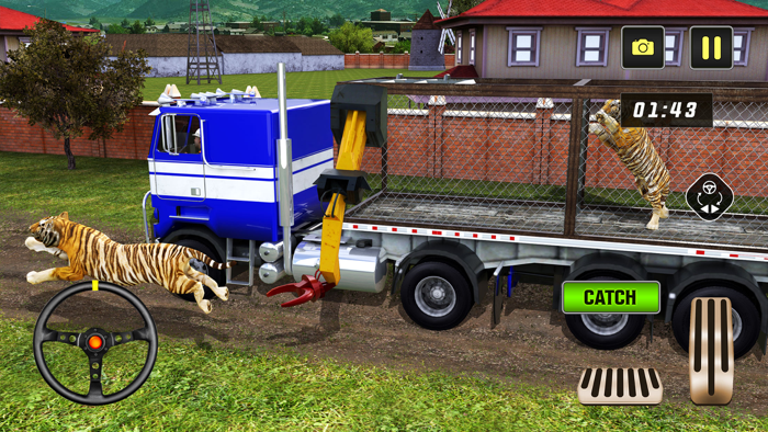 Wild Animals Chase and Catch 3D