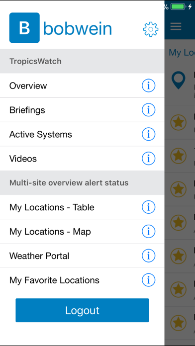 StormGeo Alert Screenshot