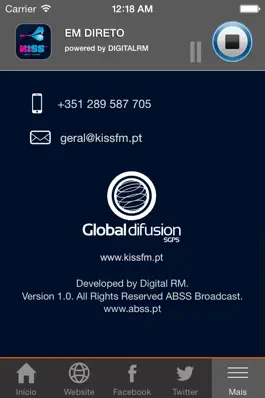 Game screenshot Rádio Kiss FM apk