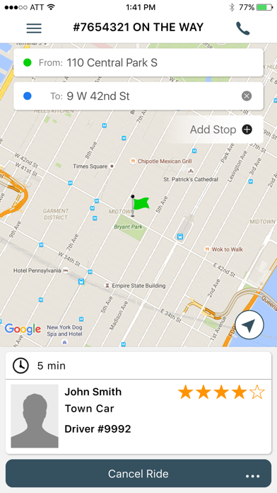 Upper Car Service Screenshot