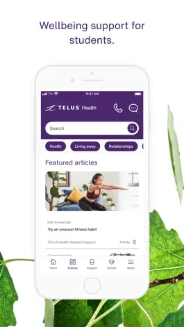 Game screenshot TELUS Health Student Support apk