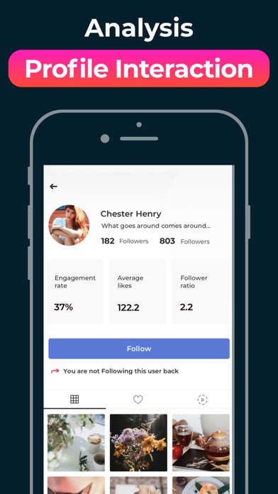 Followers Insights tracker Screenshot