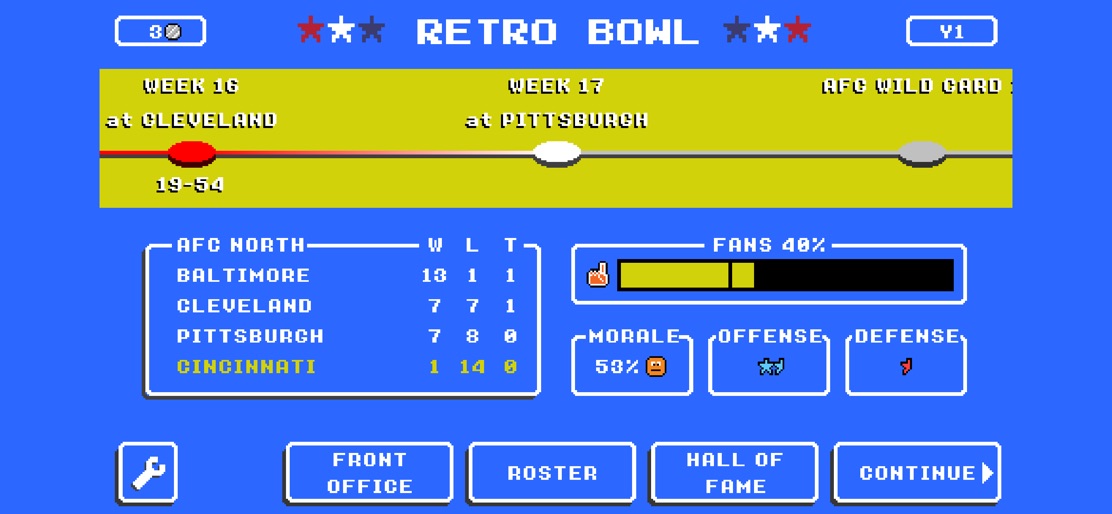 Retro Bowl screenshot 4