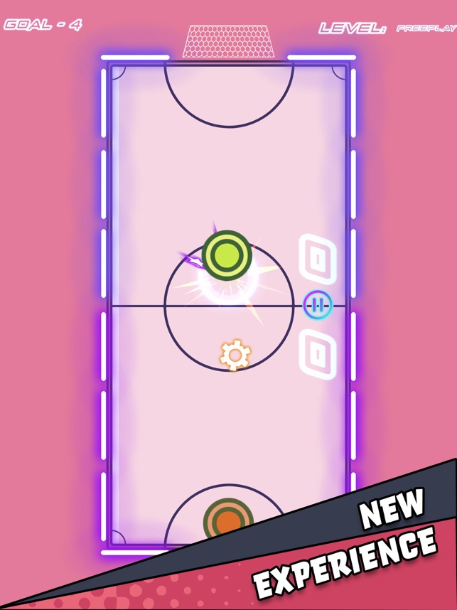 Glow Hockey HD - Free Play & No Download