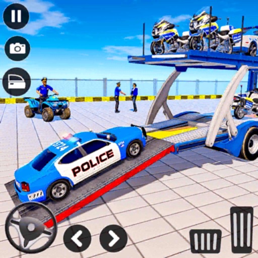 Police Car Transport Truck icon