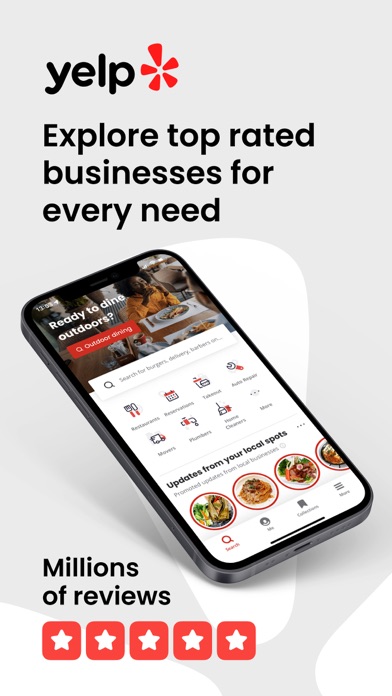 Screenshot #1 pour Yelp - Avis de Restaurants