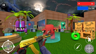 Alphabet Gun Shooting Games 3D Screenshot