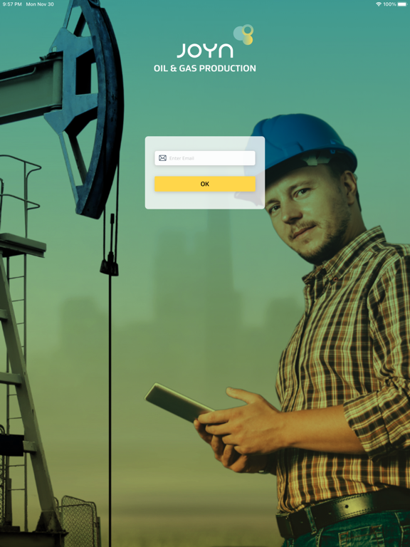 Joyn Oil & Gas Production iPad screenshot 1 - Business app