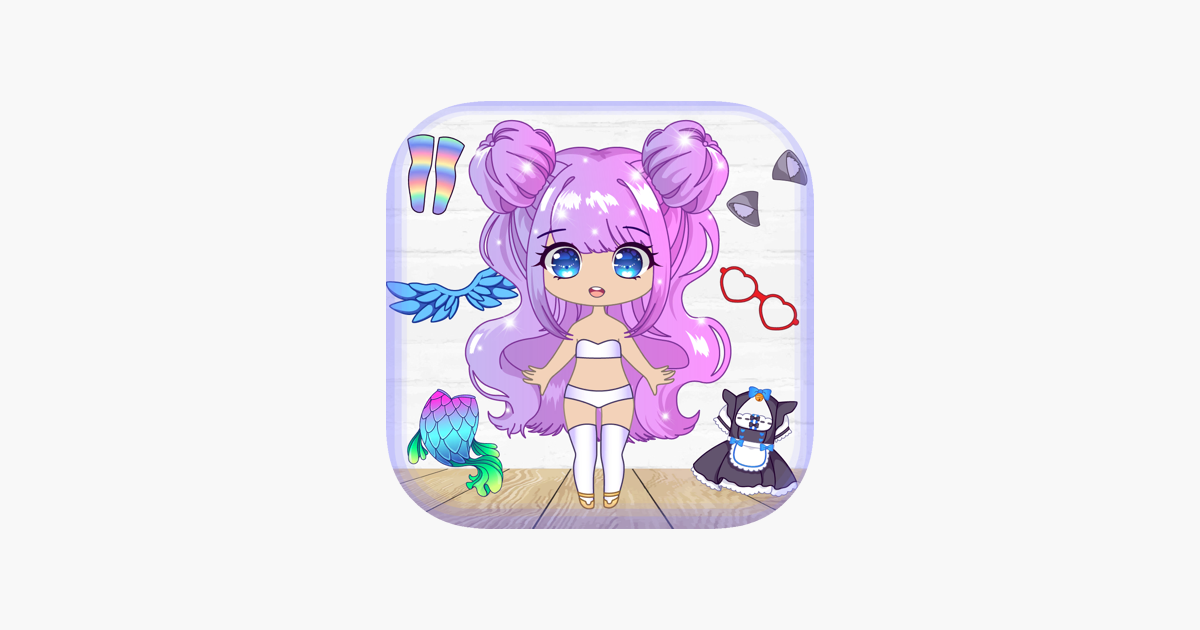 Colorir e Vestir Boneca Chibi na App Store