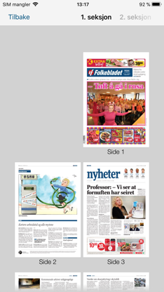 Folkebladet eAvis screenshot 4