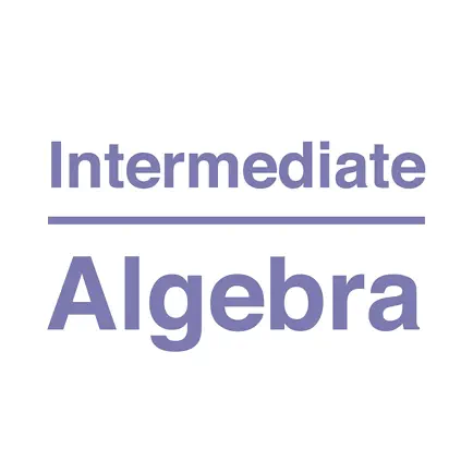 Intermediate Algebra Cheats