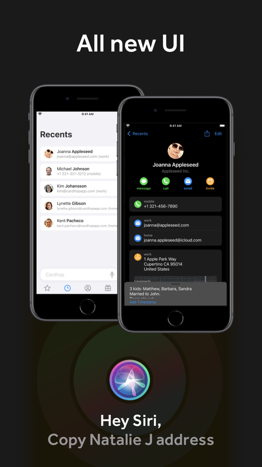 #3. Cardhop Contacts (iOS) By: Flexibits Inc.