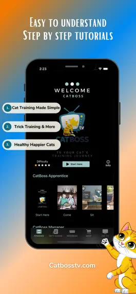 Game screenshot CatBoss TV Cat Training mod apk