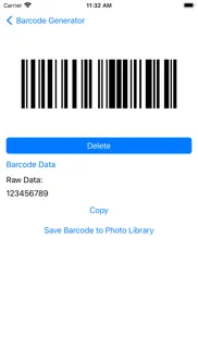 barcode generator + iphone screenshot 2