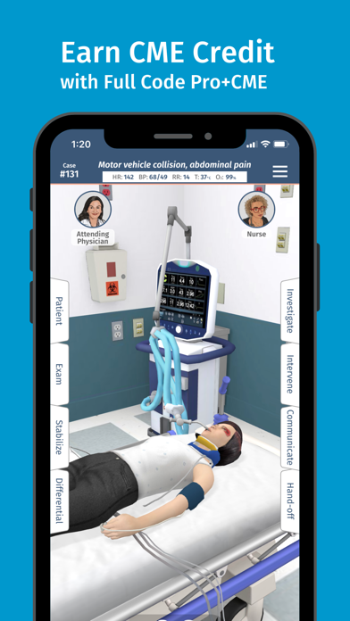 Full Code Medical Simulation Screenshot