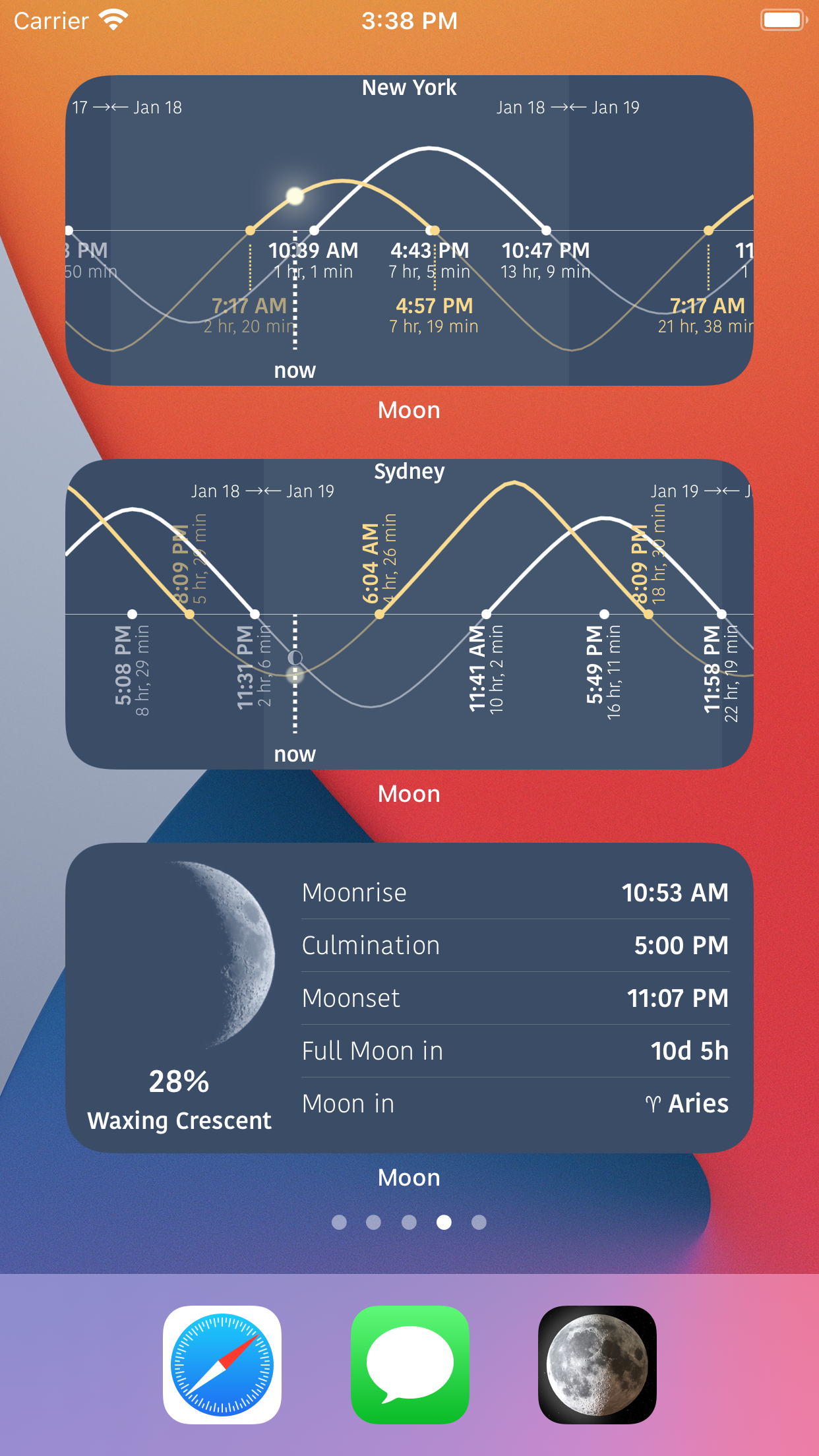 Moon Phases and Lunar Calendar screenshot 6