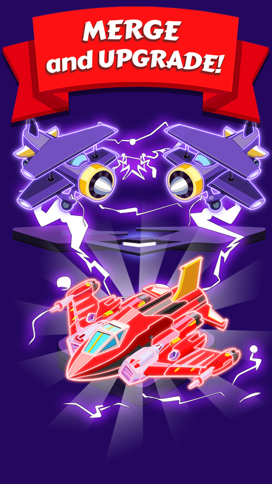 #1. Merge Planes Neon Game (iOS) 由: Baxter Games Newcastle Limited